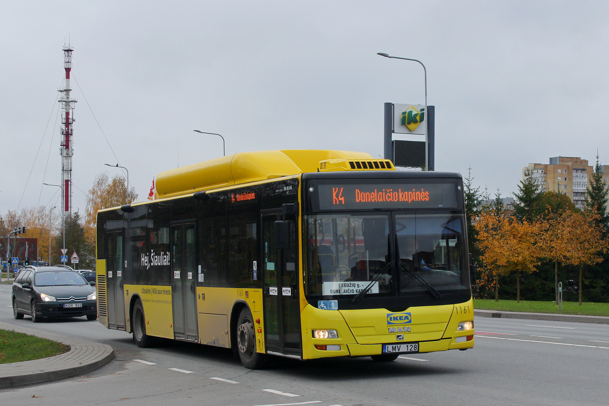 Литва, MAN A21 Lion's City NL243 CNG № 1161