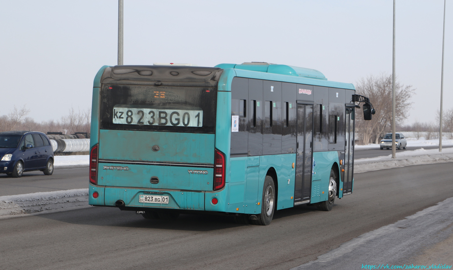 Карагандинская область, Yutong ZK6116HG (QazTehna) № 823 BG 01