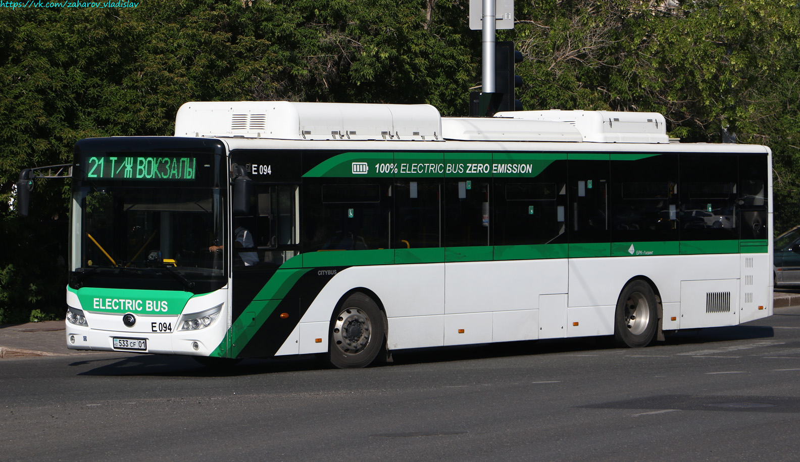 Астана, Yutong E12LF (ZK6128BEVG) (СарыаркаАвтоПром) № E094