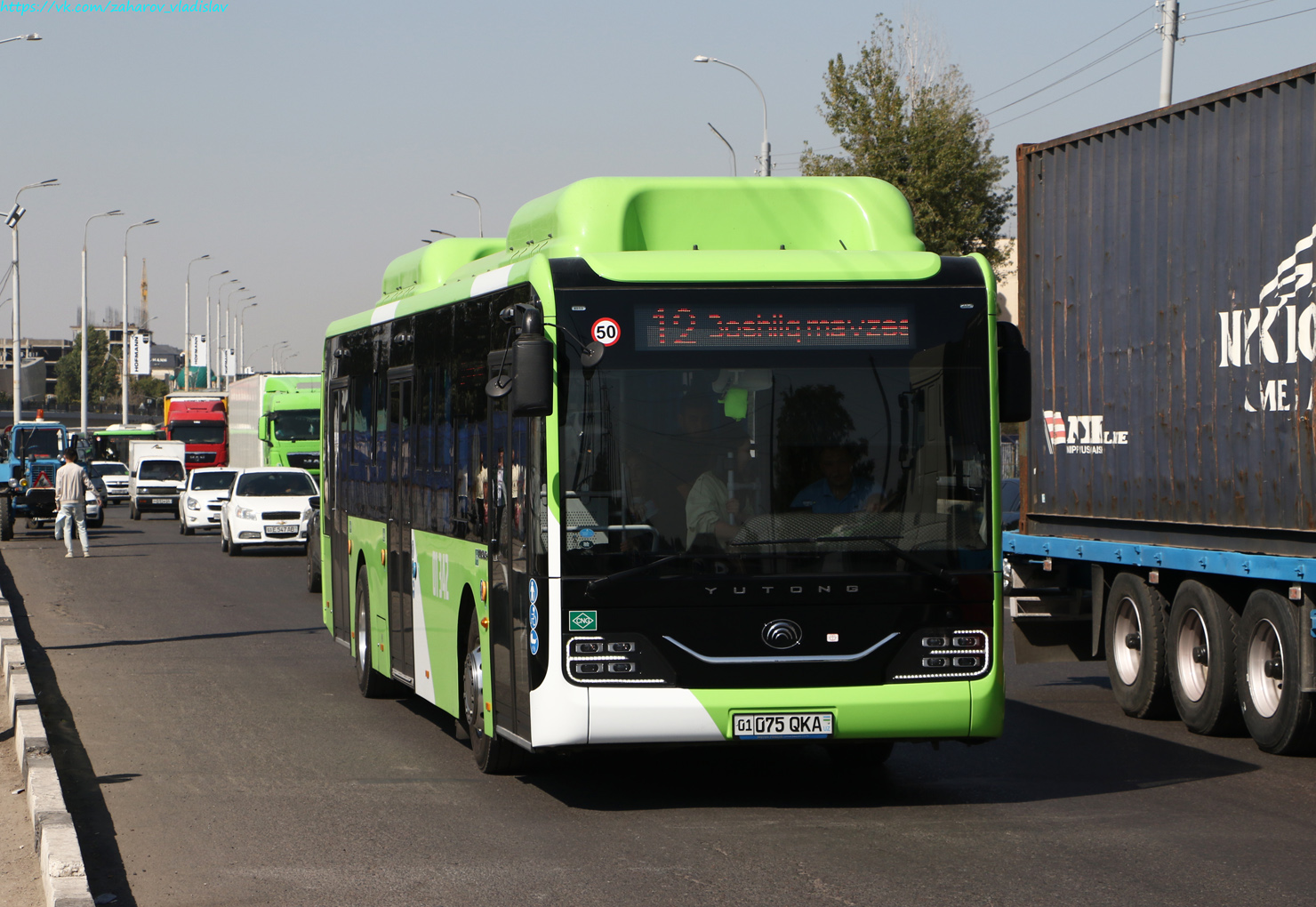 Узбекистан, Yutong ZK6126HG № 01342