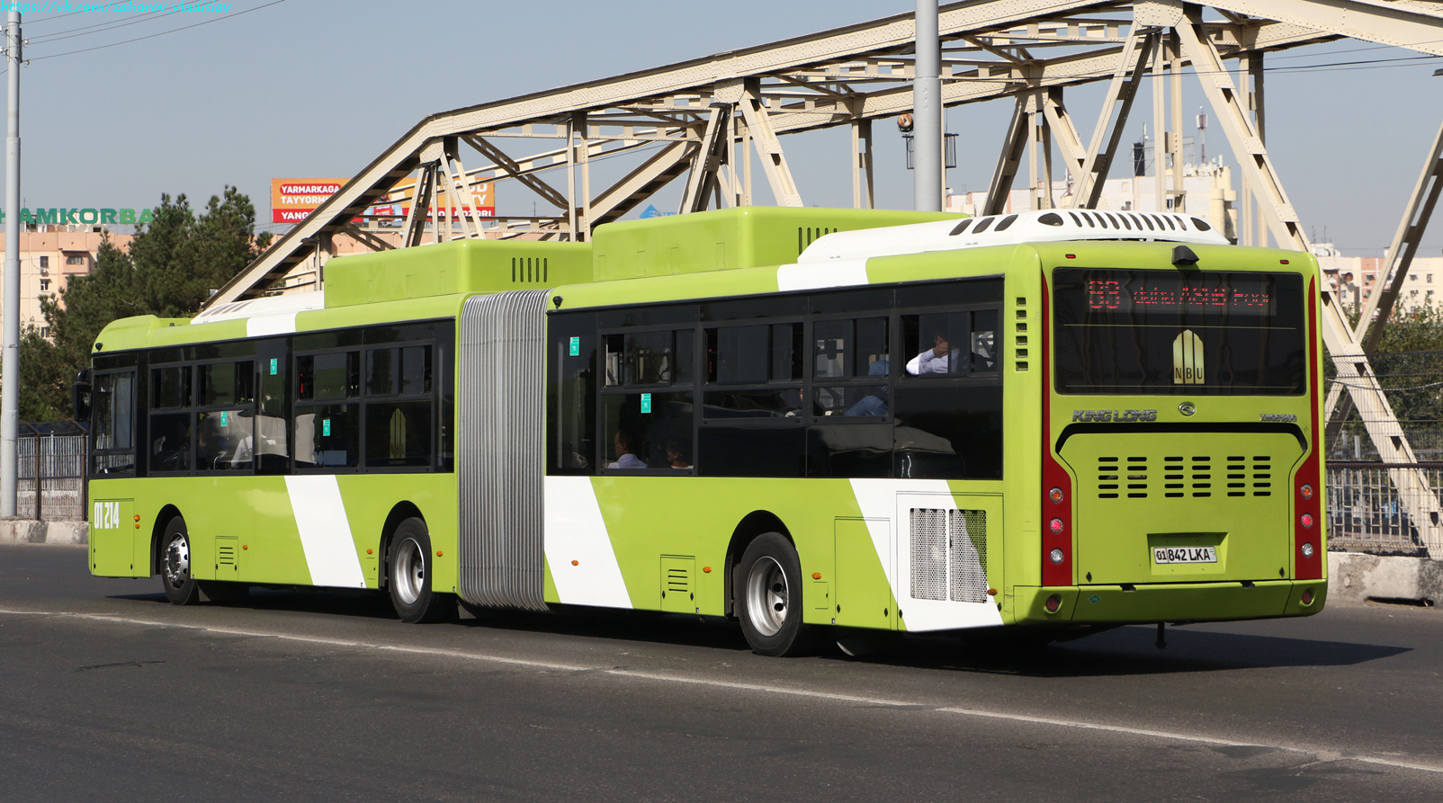 Узбекистан, King Long XMQ6180G № 01214