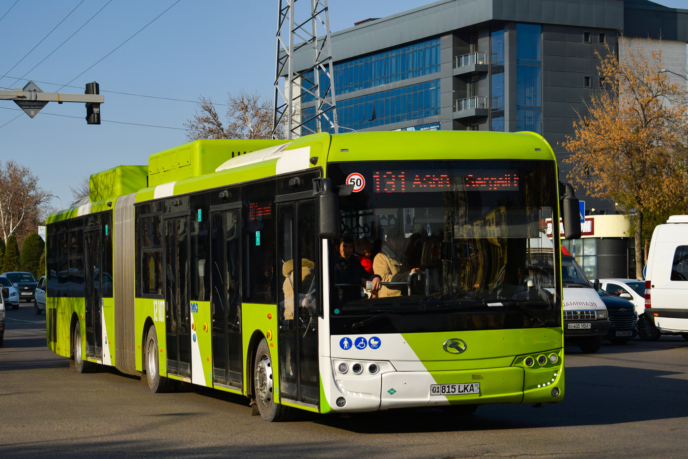Узбекистан, King Long XMQ6180G № 12107