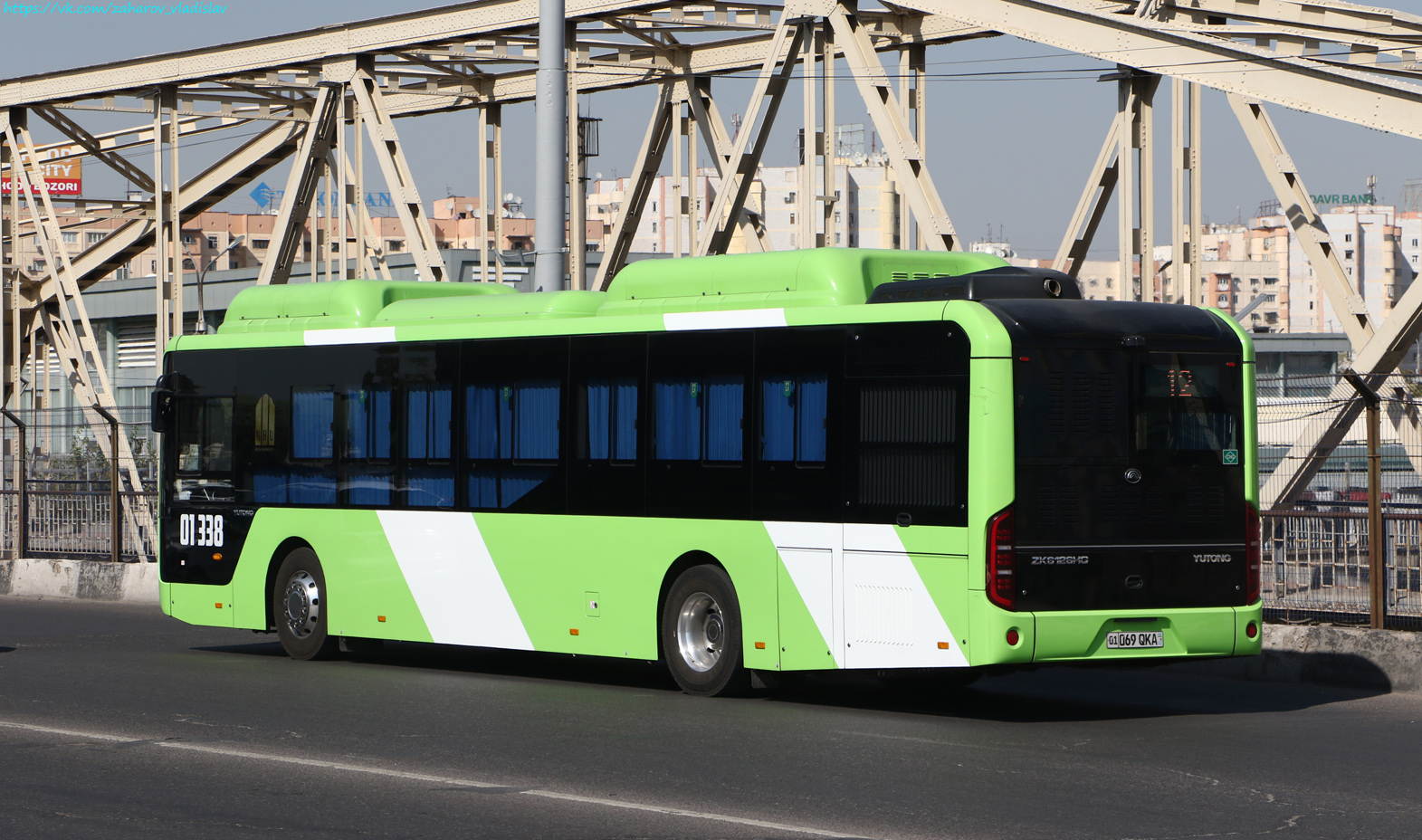 Узбекистан, Yutong ZK6126HG № 01338