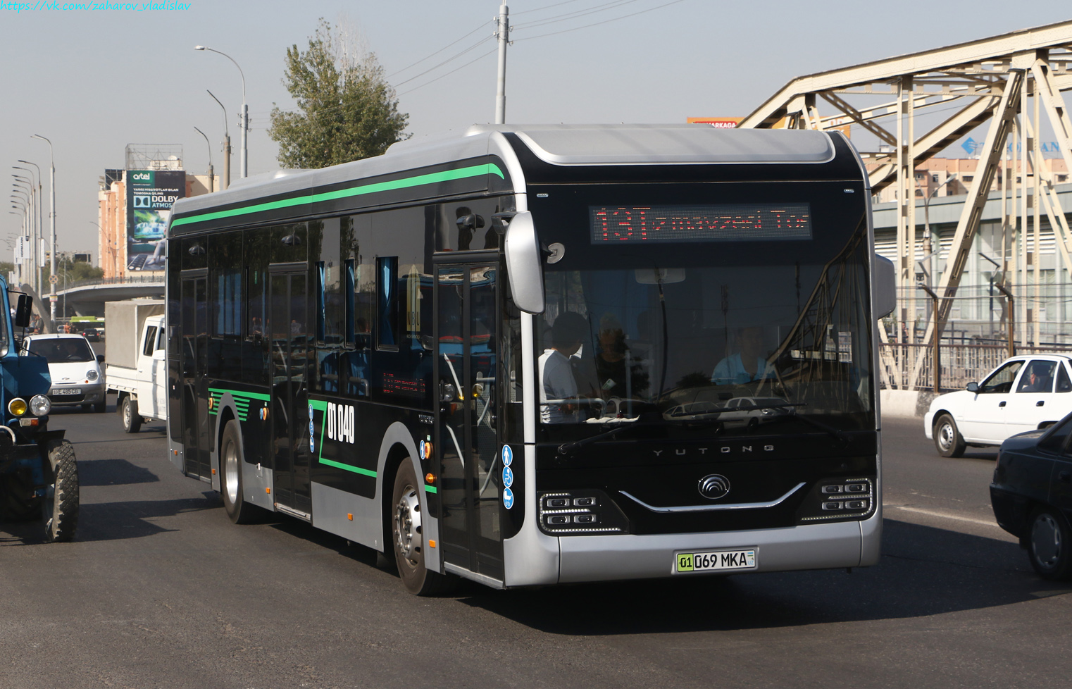 Узбекистан, Yutong ZK6126BEVG № 01040