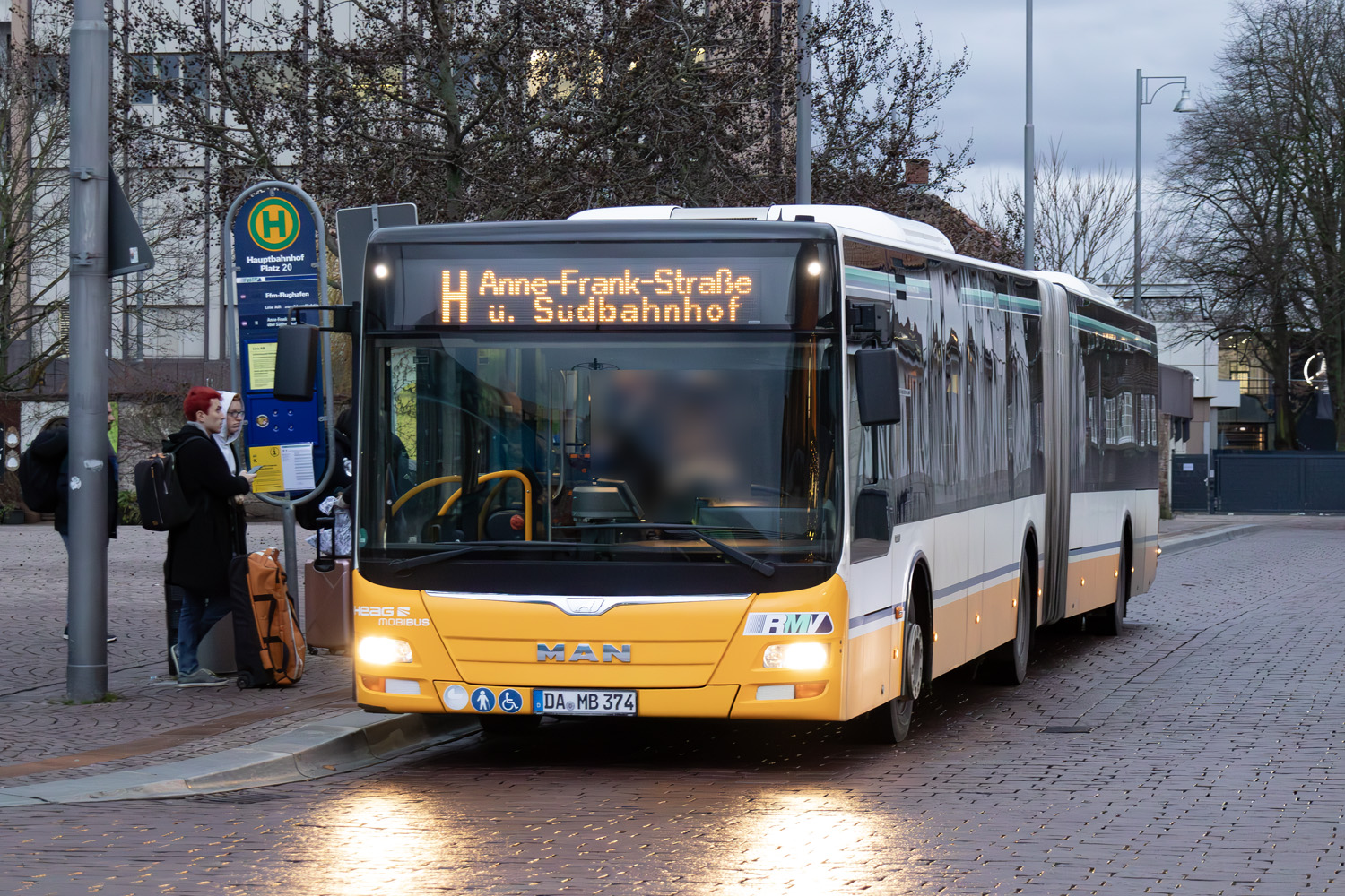 Hessen, MAN A23 Lion's City G NG323 Nr. 374