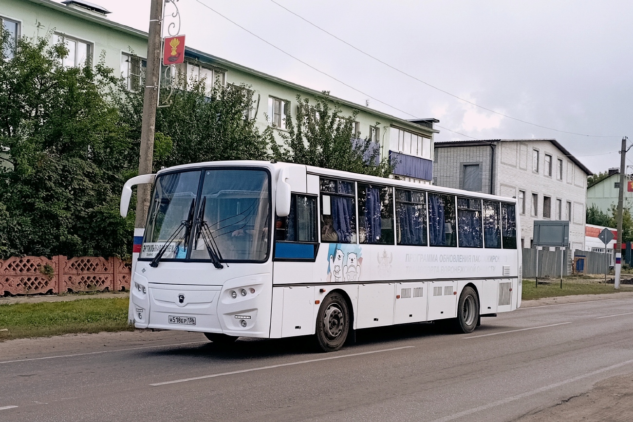 Воронежская область, КАвЗ-4238-81 № Н 518 ЕР 136