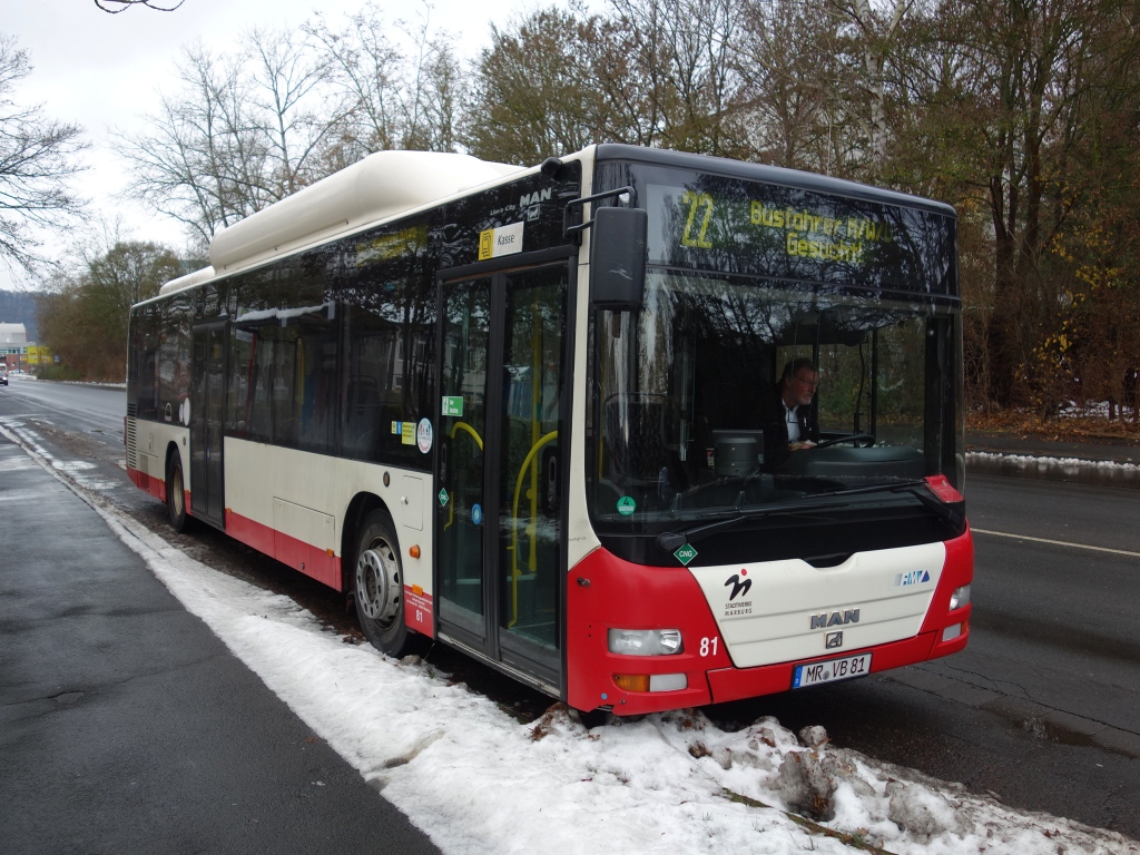 Гессен, MAN A21 Lion's City NL313 CNG № 81