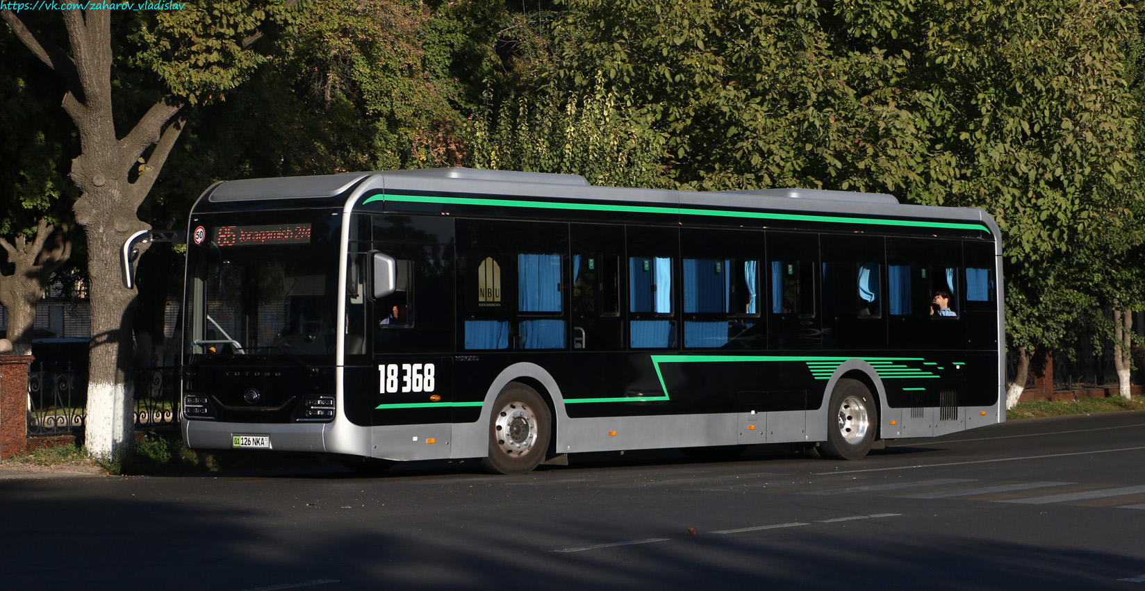 Узбекистан, Yutong ZK6126BEVG № 18368