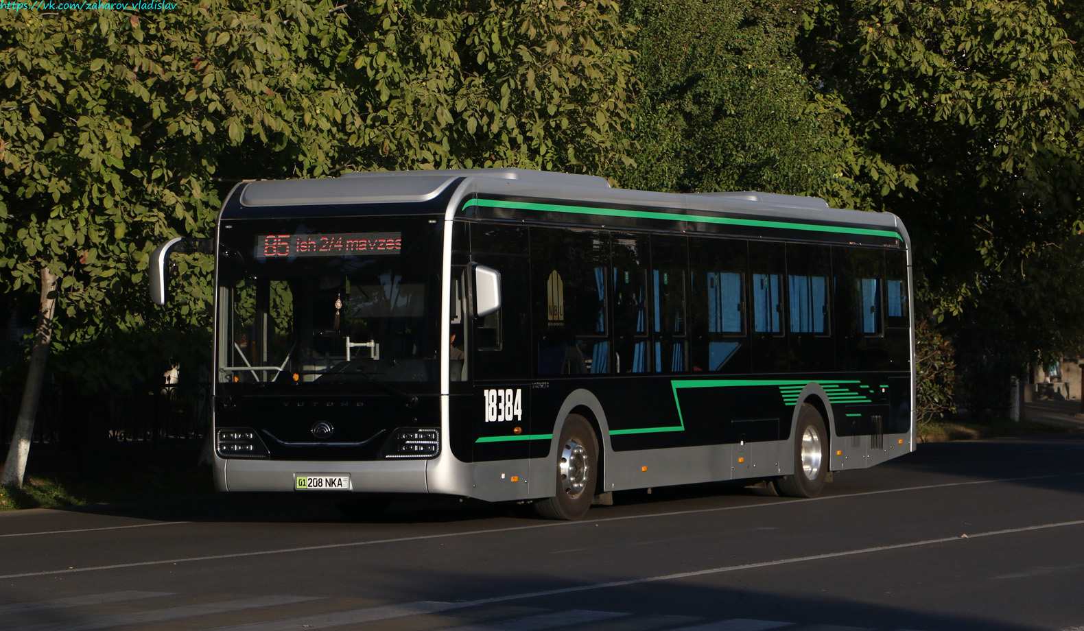 Узбекистан, Yutong ZK6126BEVG № 18384