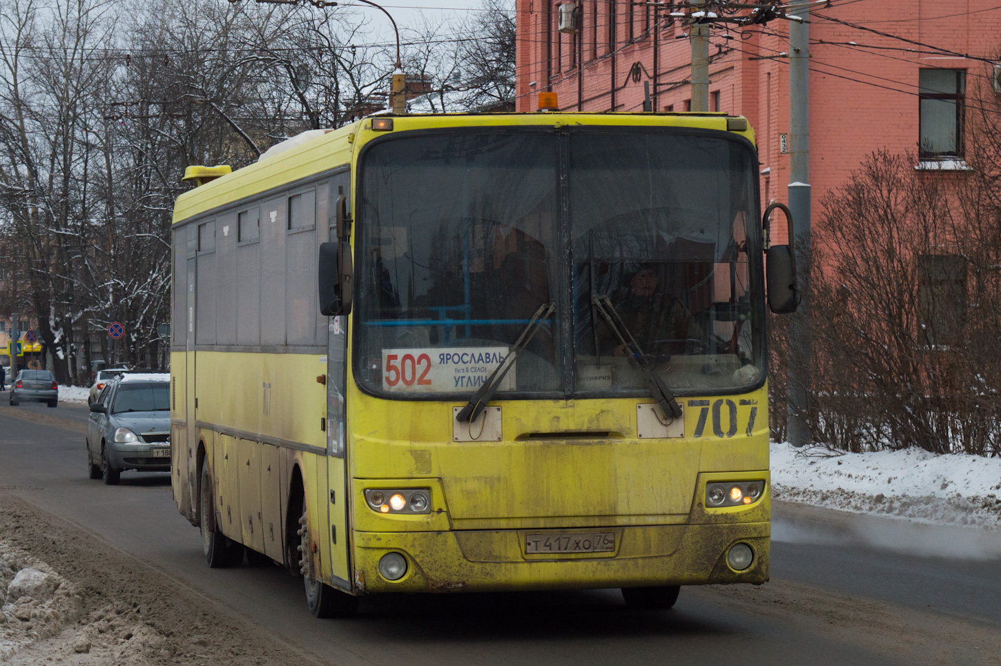 Yaroslavl region, LiAZ-5256.23-01 (GolAZ) # 707