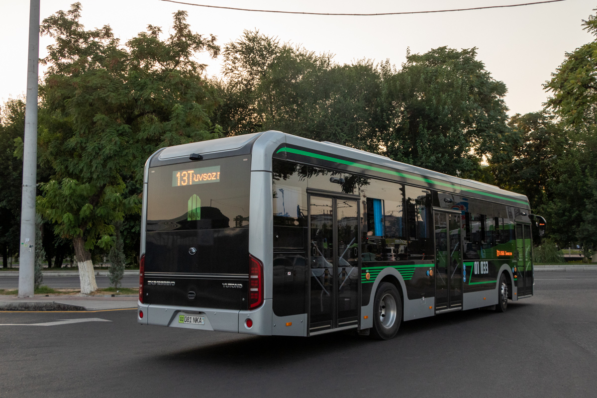 Узбекистан, Yutong ZK6126BEVG № 01033