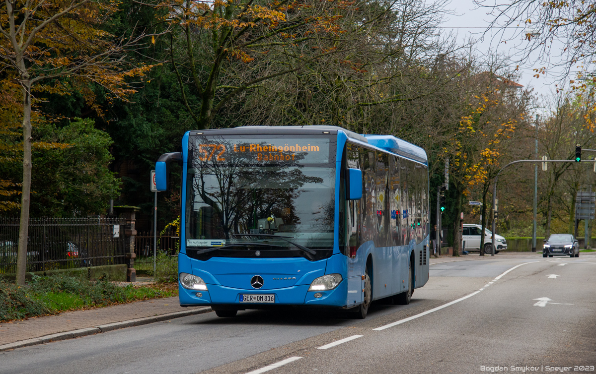 Рейнланд-Пфальц, Mercedes-Benz Citaro C2 LE Ü № GER-OM 816