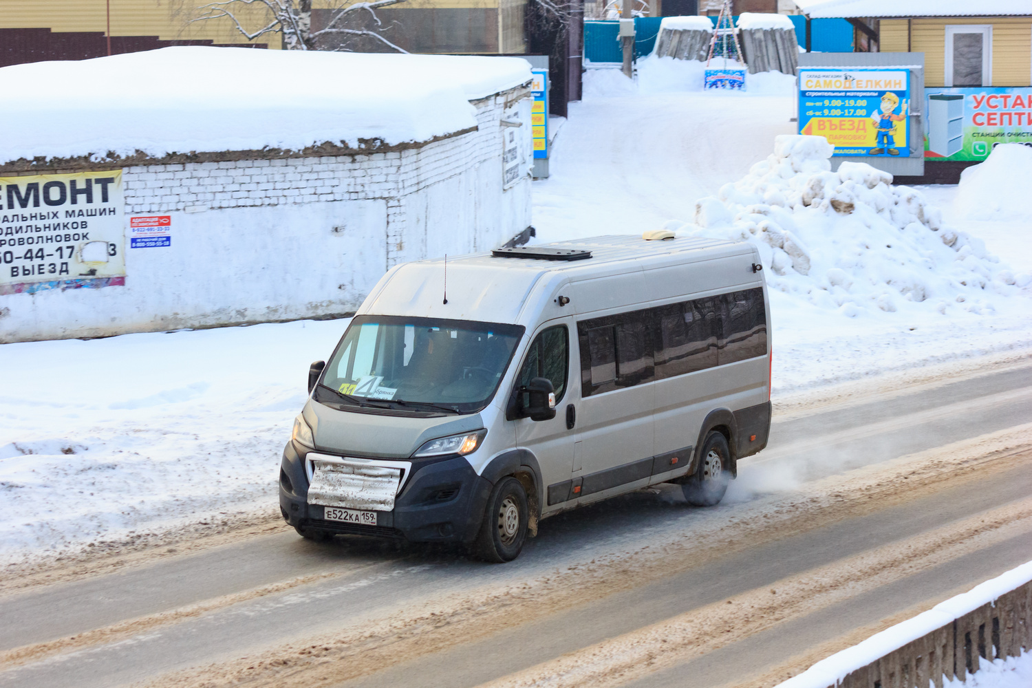 Пермский край, Автодом-21080* (Peugeot Boxer) № Е 522 КА 159