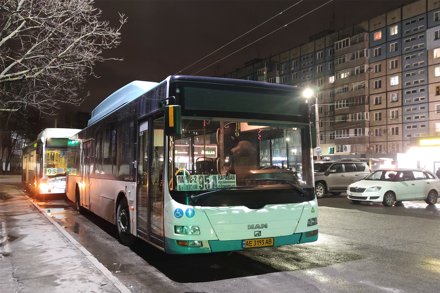 Днепропетровская область, MAN A21 Lion's City NL243 CNG № AE 3193 AB