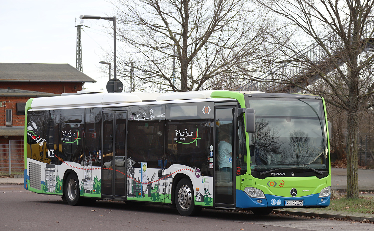 Бранденбург, Mercedes-Benz Citaro C2 LE Ü hybrid № PM-RB 130