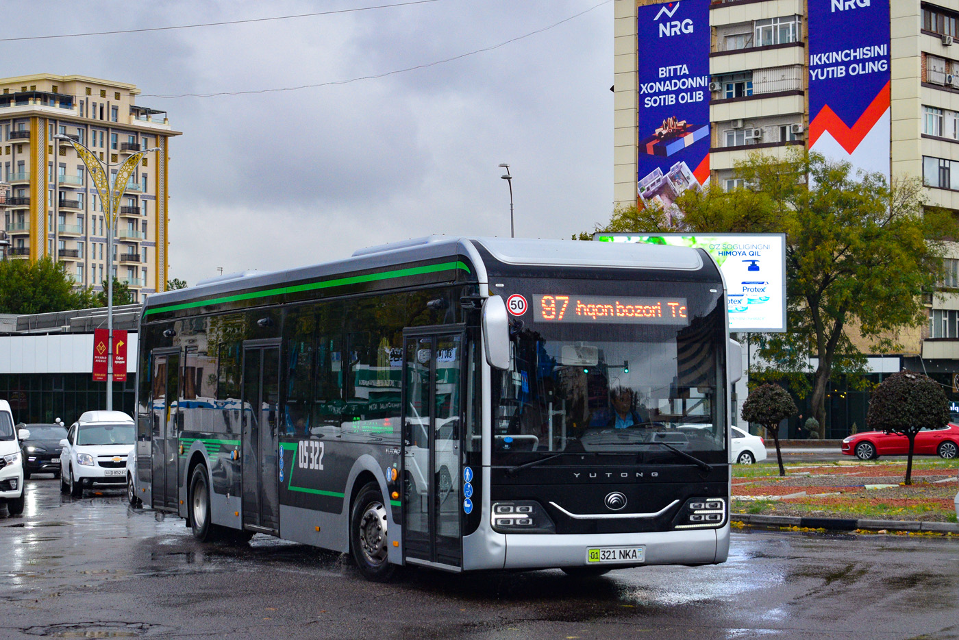 Узбекистан, Yutong ZK6126BEVG № 05322