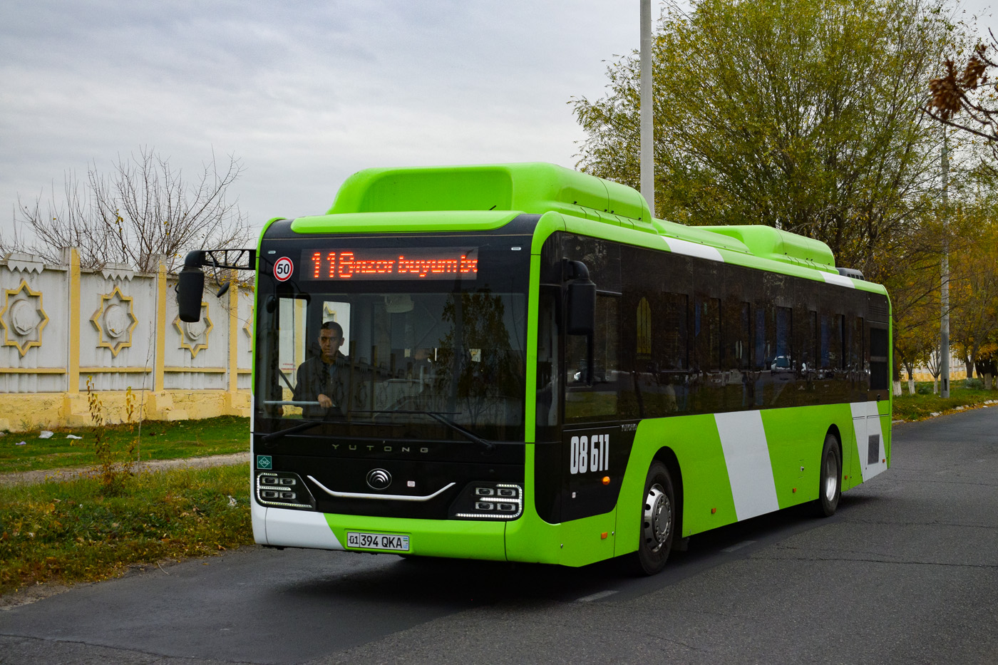 Узбекистан, Yutong ZK6126HG № 08611