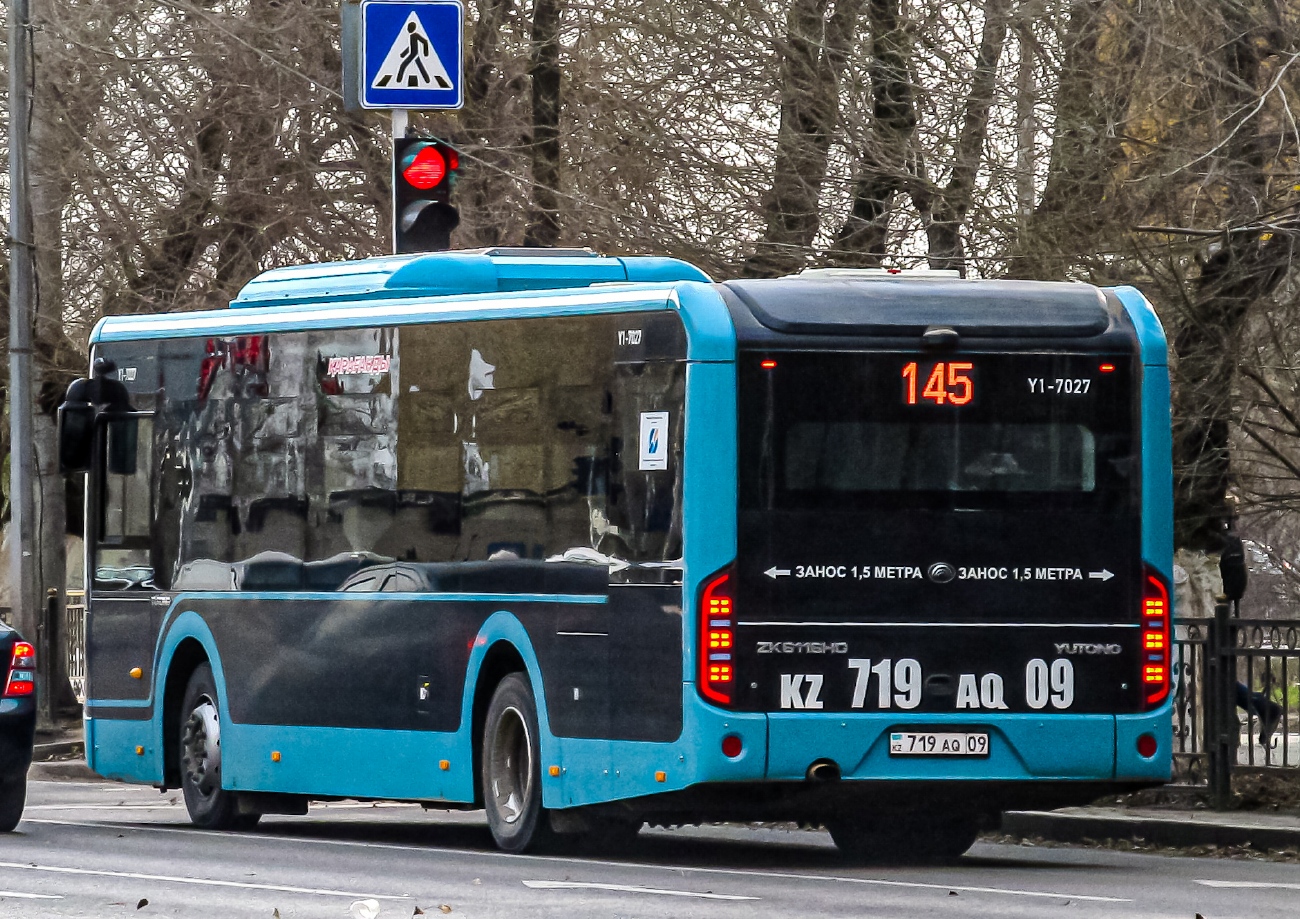 Karagandy province, Yutong ZK6116HG (QazTehna) # Y1-7027