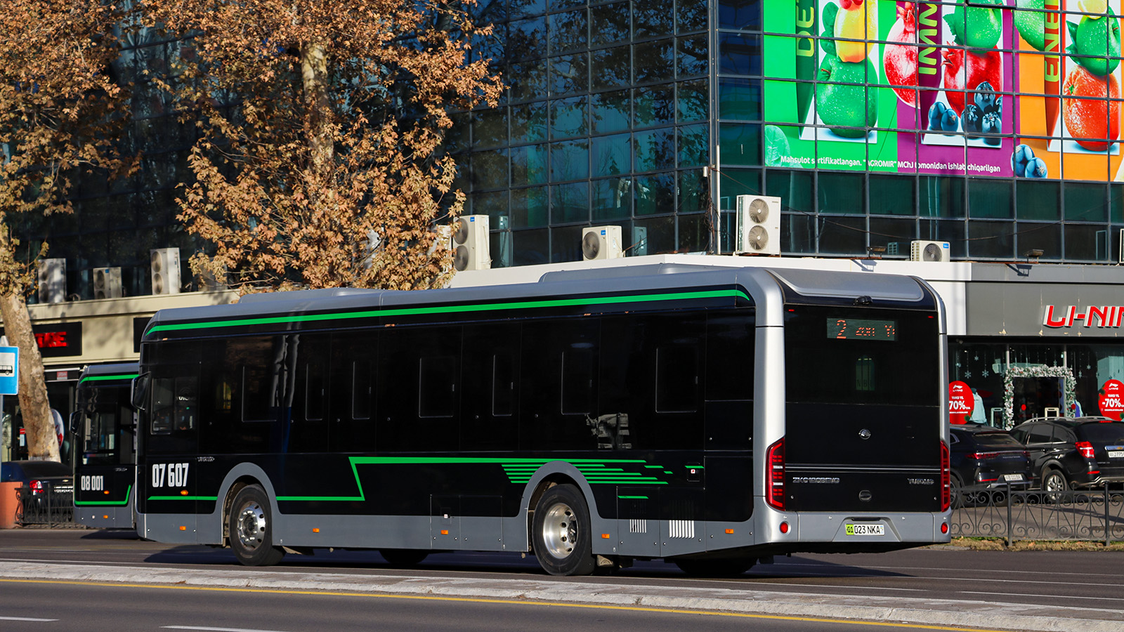 Узбекистан, Yutong ZK6126BEVG № 07607