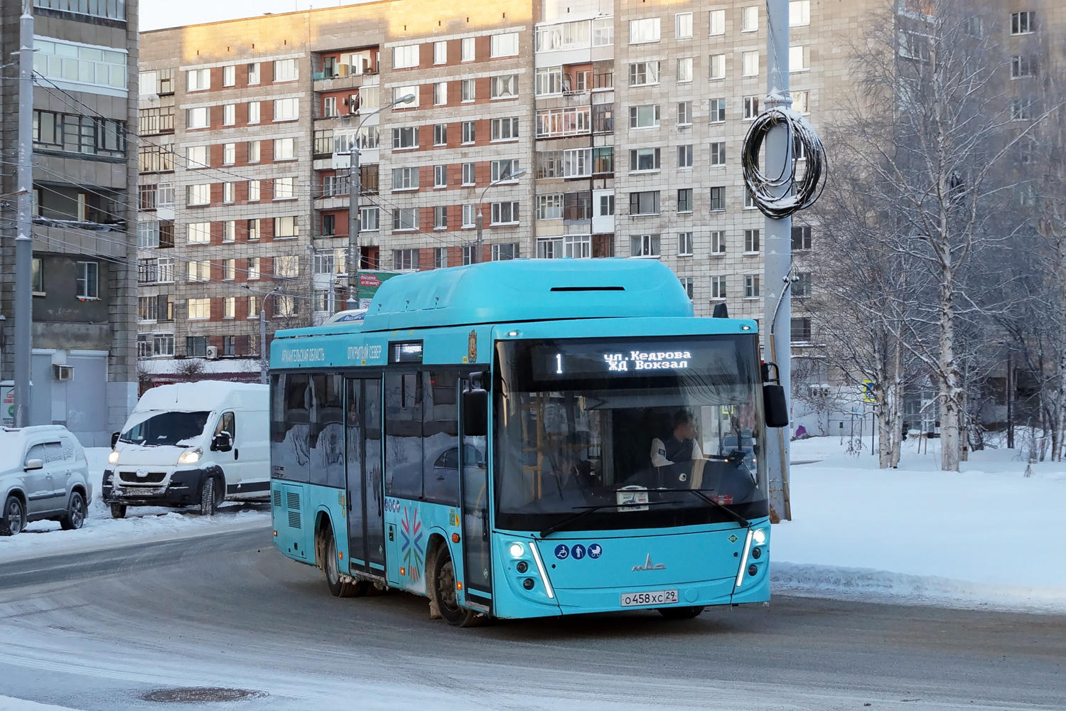 Архангельская область, МАЗ-206.948 № О 458 ХС 29