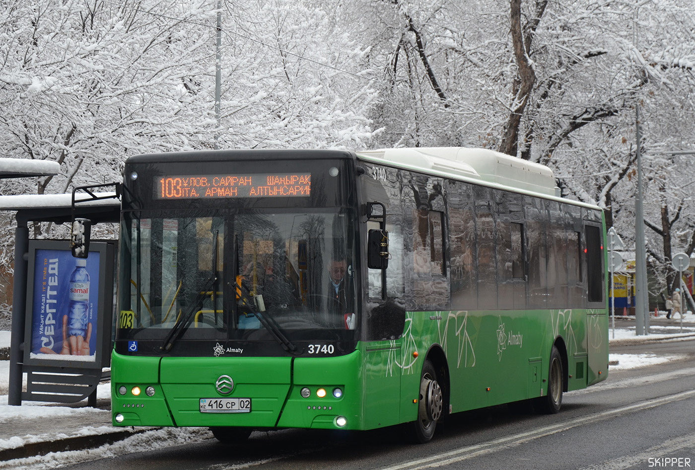 Almaty, Golden Dragon XML6125CN (Hyundai Trans Auto) sz.: 3740