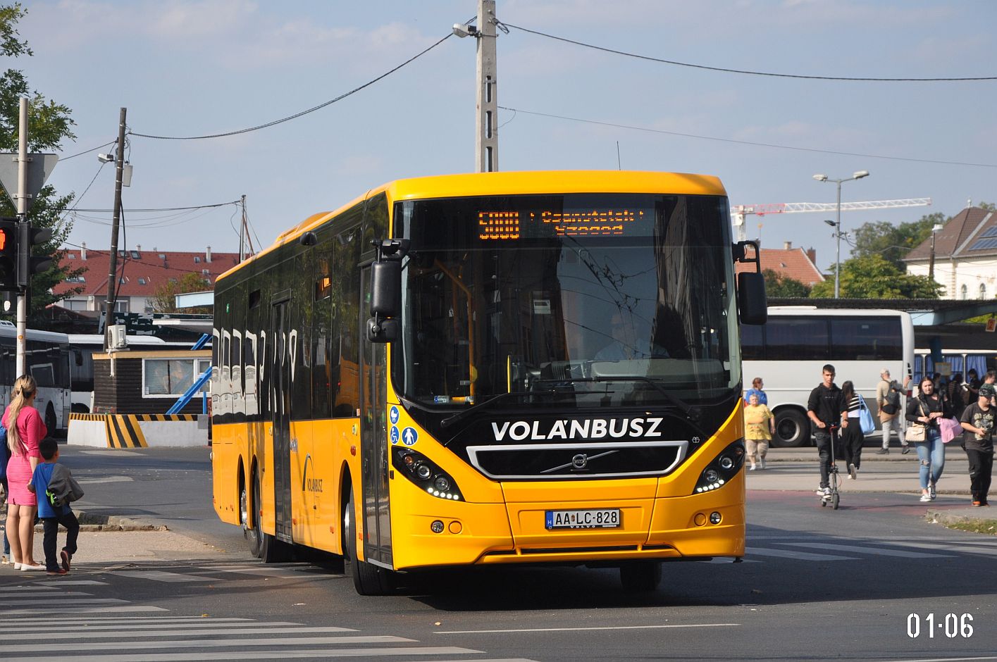 Венгрия, Volvo 8900BLE № AA LC-828 Венгрия, Volvo 8900BLE № AA LC-828