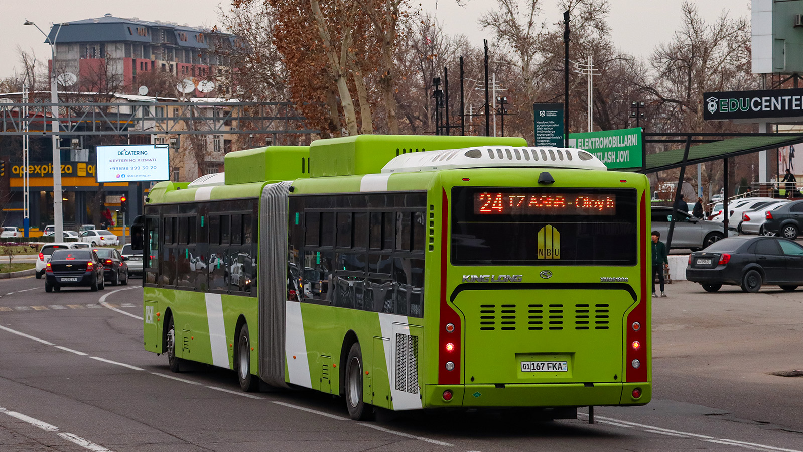 Узбекистан, King Long XMQ6180G № 02541