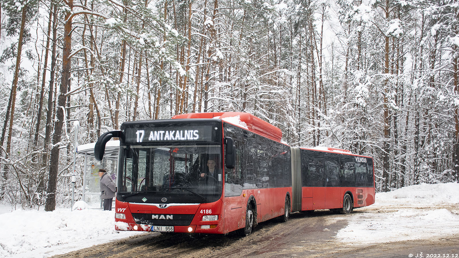 Литва, MAN A23 Lion's City G NG313 CNG № 4186