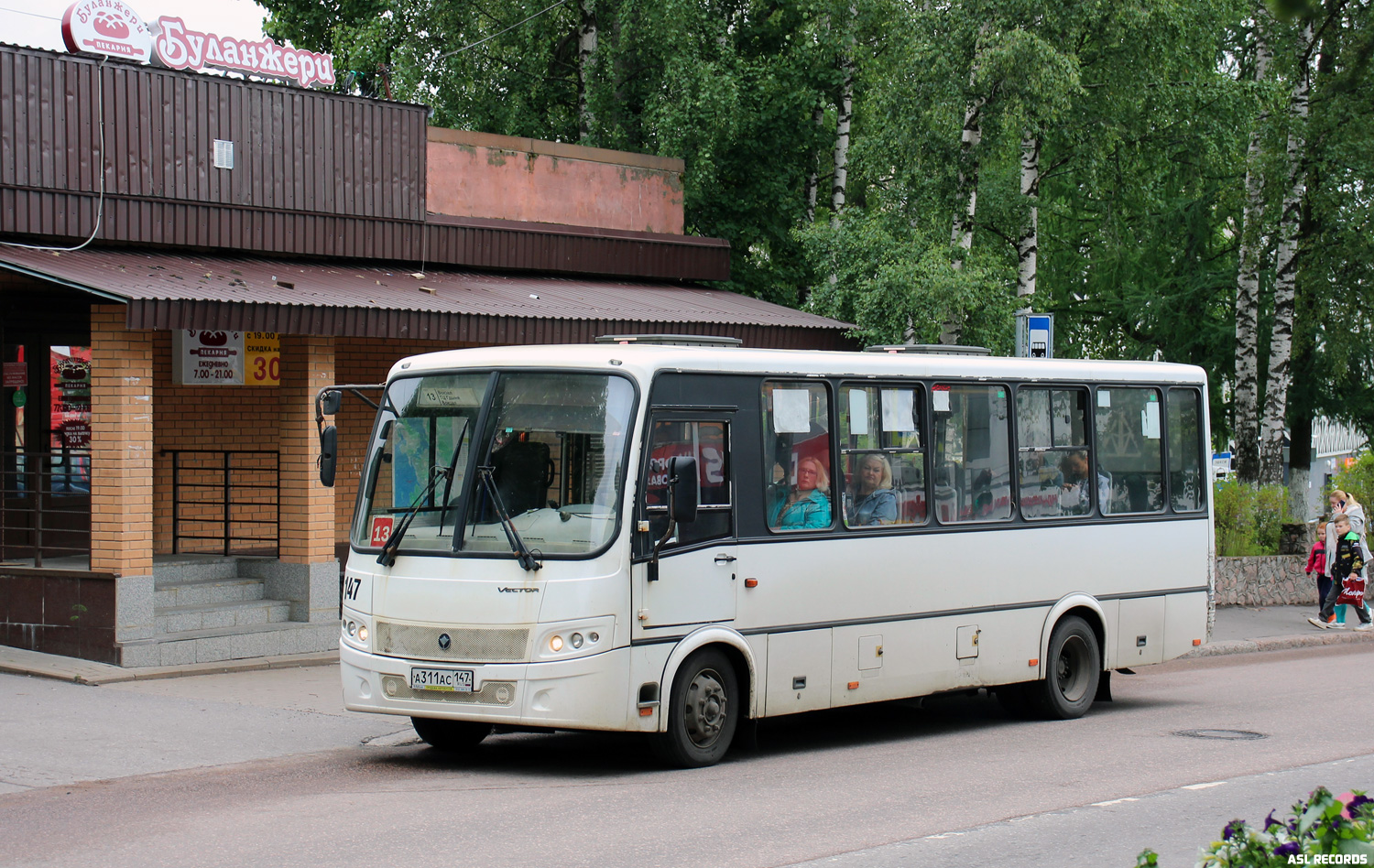 Leningrad region, PAZ-320412-05 "Vector" # 147