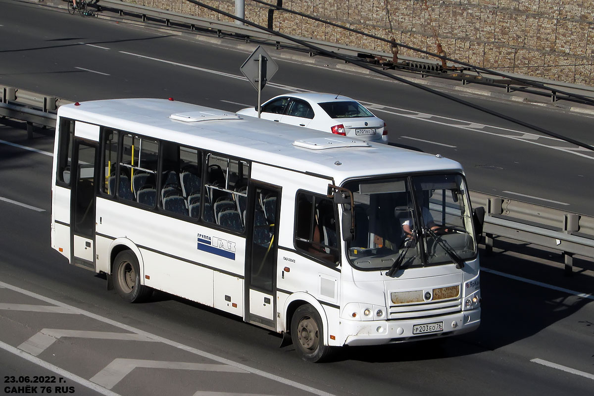 Ярославская область, ПАЗ-320412-05 № Р 203 ЕО 76