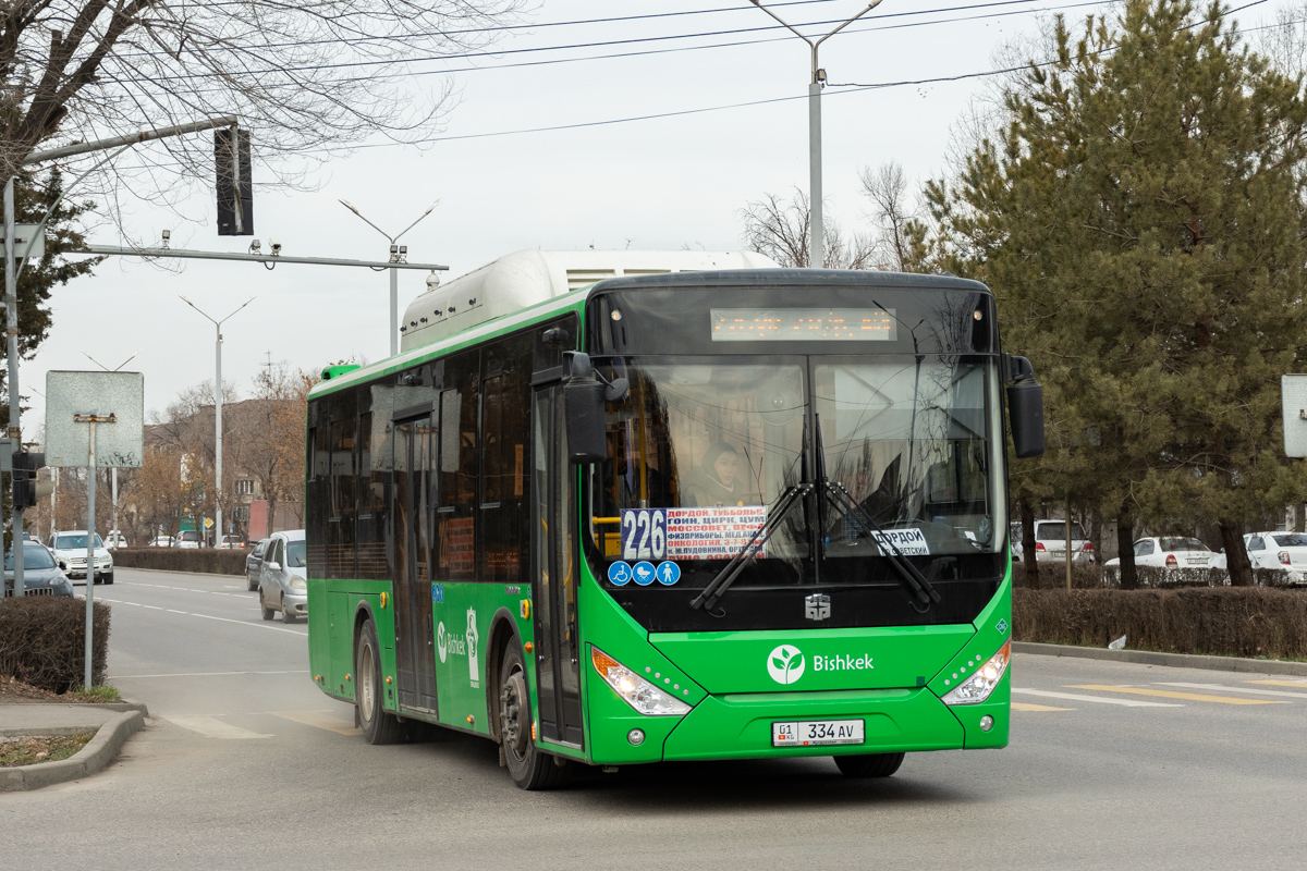 Кыргызстан, Zhong Tong LCK6105HGC Fashion № 01 334 AV