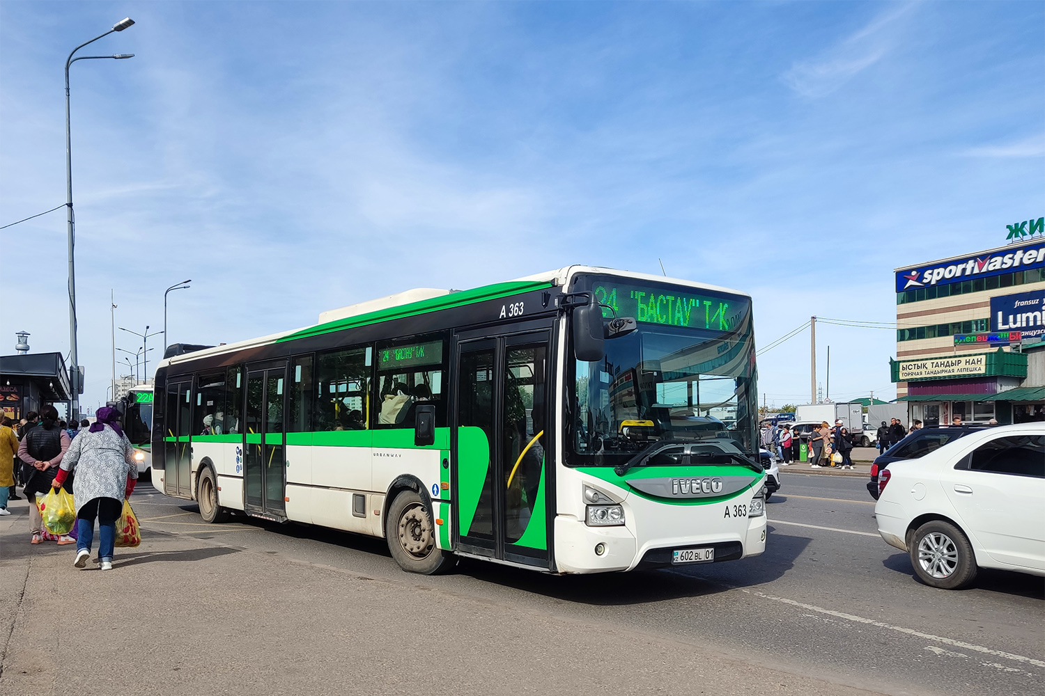 Астана, IVECO Urbanway 12M (СарыаркаАвтоПром) № A363