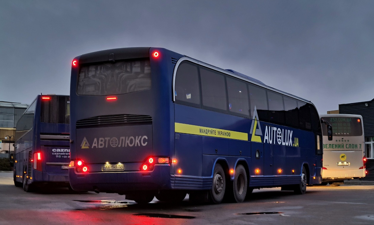 Волынская область, Van Hool TDX21 Altano № AC 9308 HK; Киев, TEMSA Diamond 14 № 377