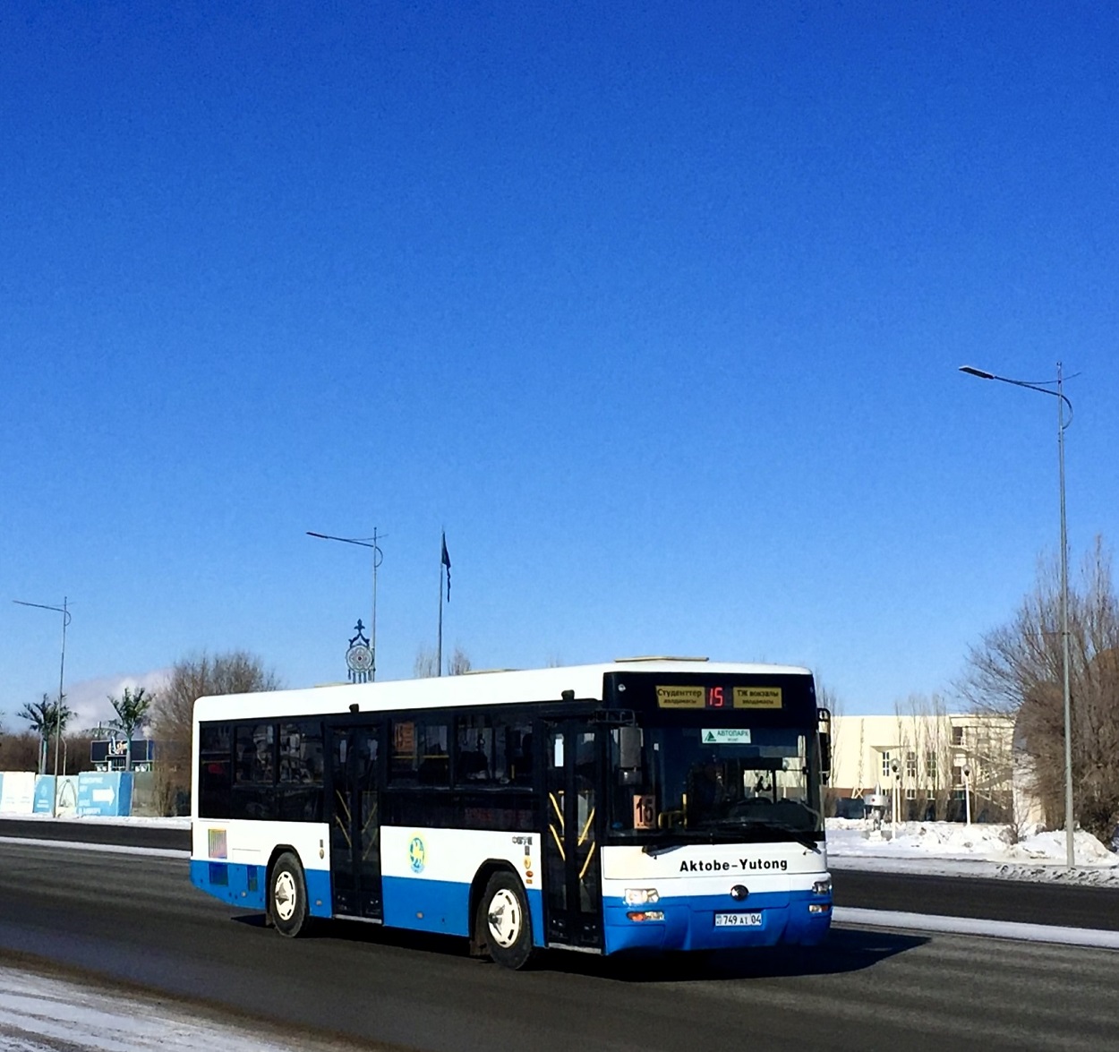 Aktobe province, Yutong ZK6108HGC № 749 AI 04