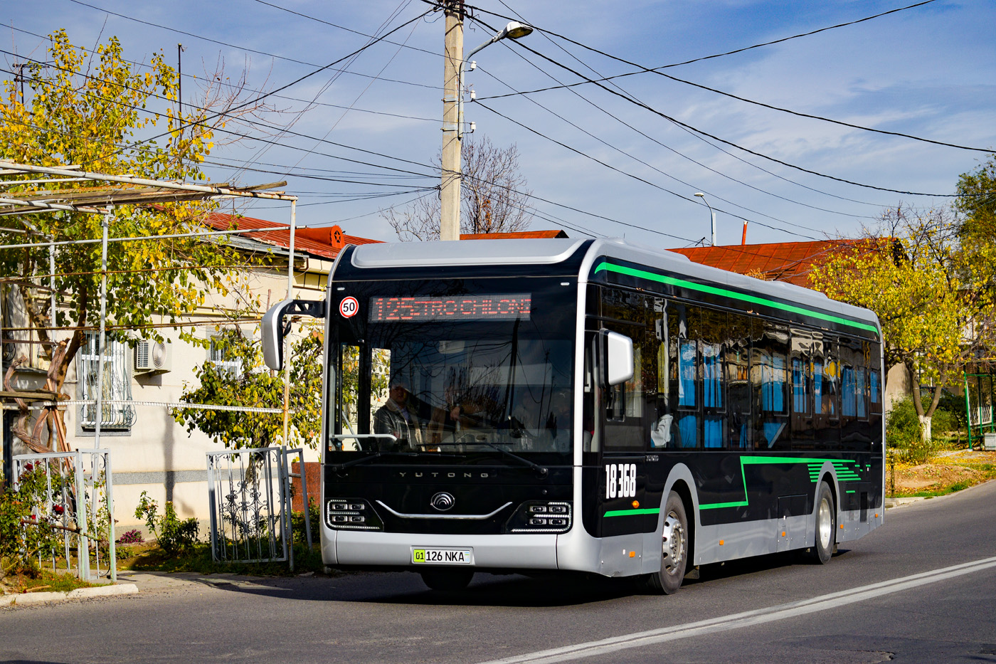 Узбекистан, Yutong ZK6126BEVG № 18368