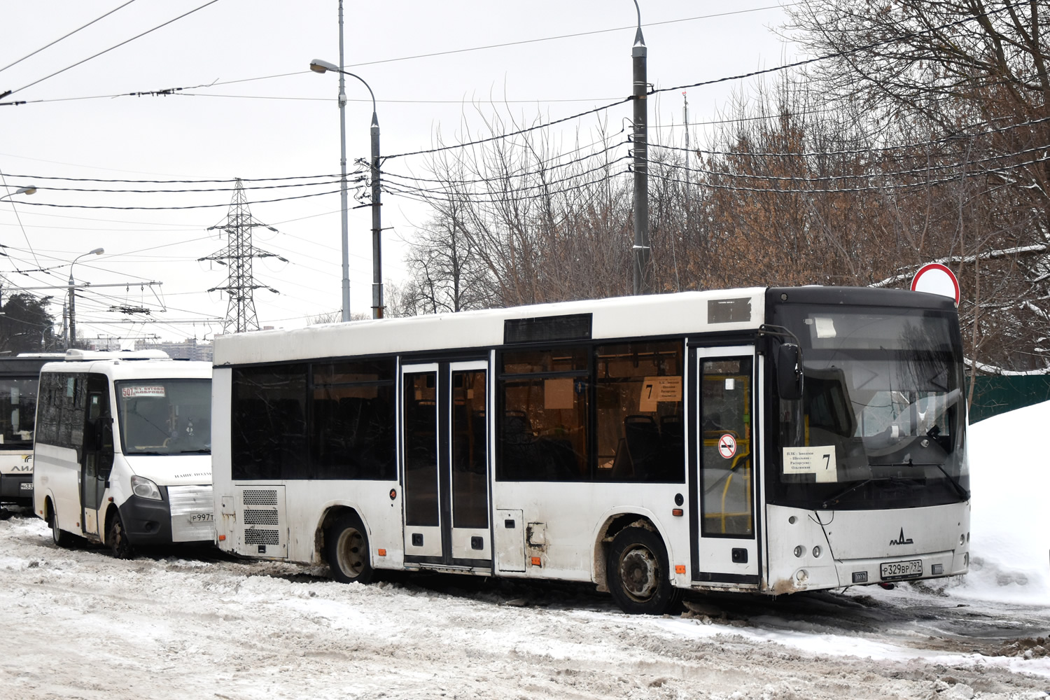 Moskauer Gebiet, MAZ-206.085 Nr. Р 329 ВР 797