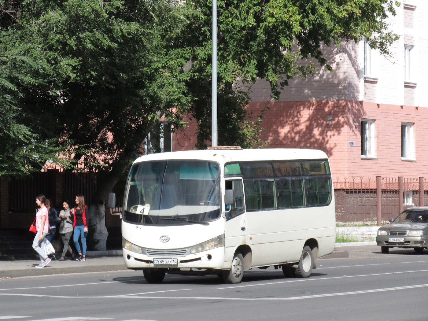 Павлодарская область, Hengshan HSZ6570 № 985 BHA 14