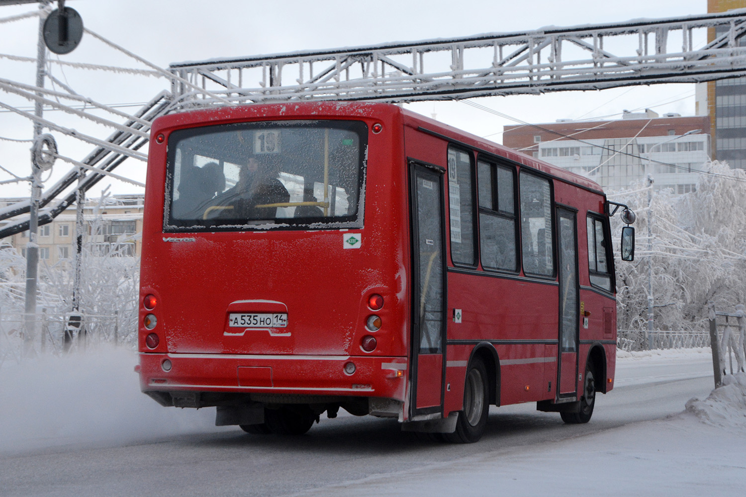 Саха (Якутия), ПАЗ-320302-12 "Вектор" № А 535 НО 14