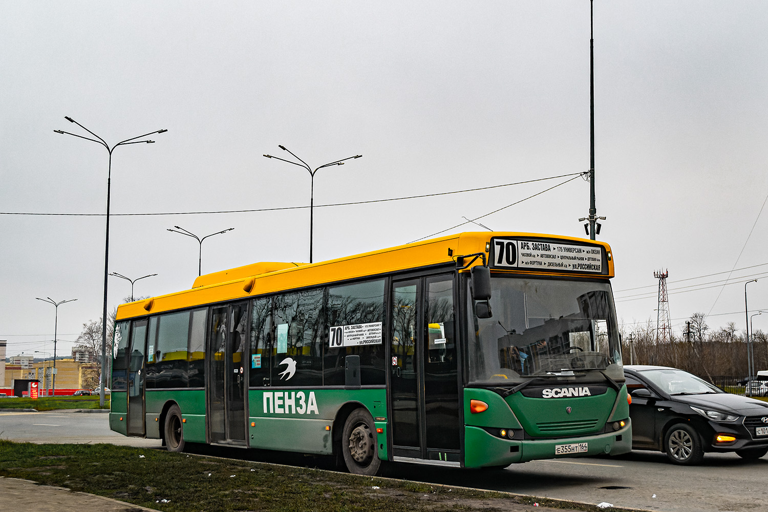 Пензенская область, Scania OmniLink II (Скания-Питер) № Е 355 НТ 164