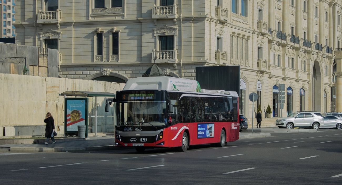 Азербайджан, BMC Procity II 12LF CNG № 15758