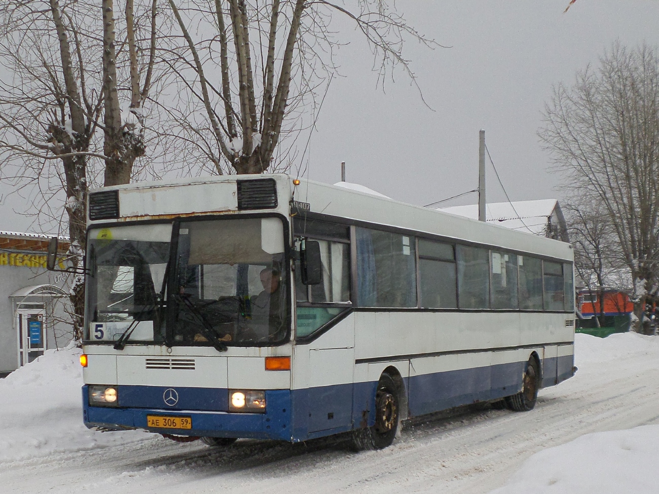 Perm region, Mercedes-Benz O407 # АЕ 306 59