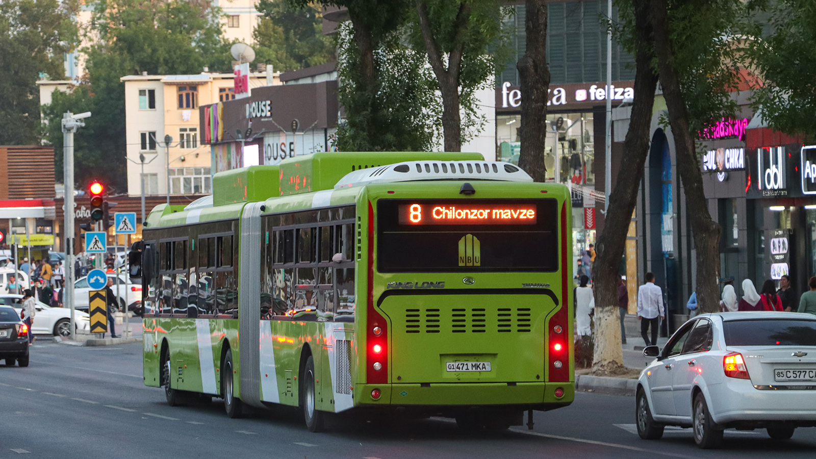Узбекистан, King Long XMQ6180G № 04341