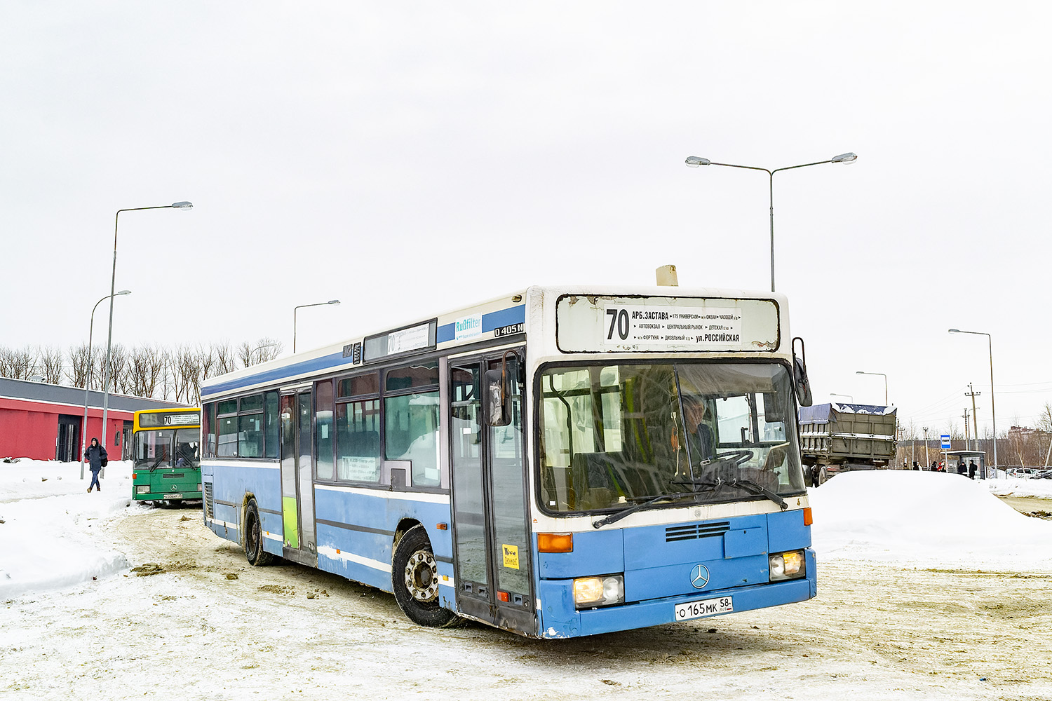 Пензенская область, Mercedes-Benz O405N2 № О 165 МК 58
