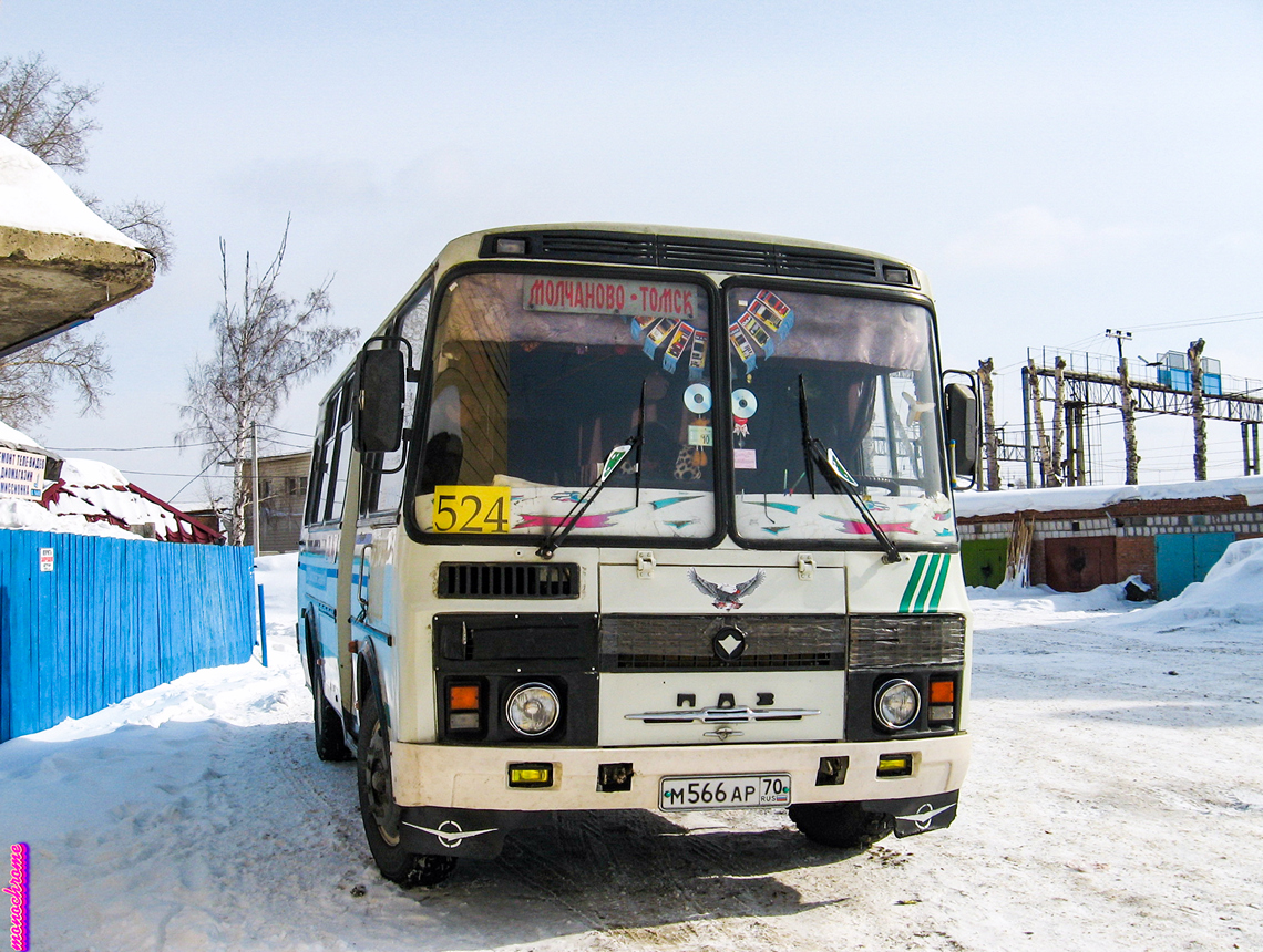 Томская область, ПАЗ-32053-07 № М 566 АР 70
