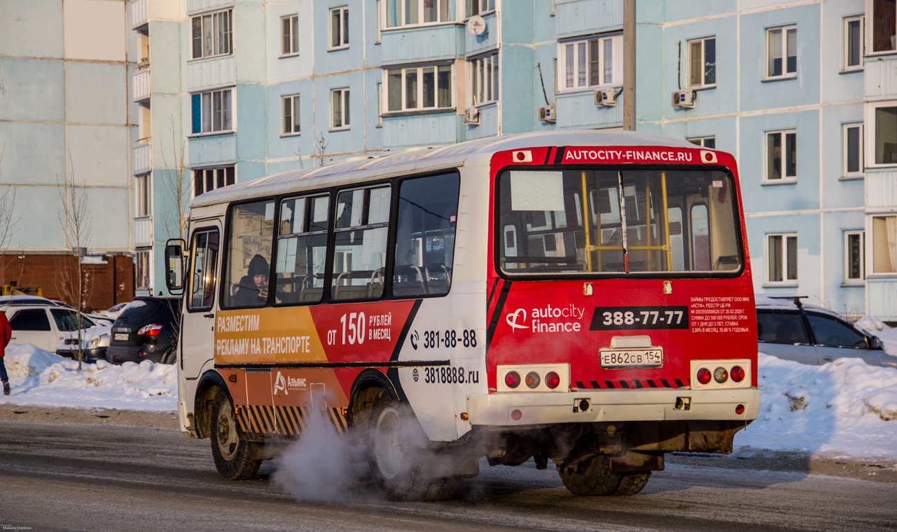 Новосибирская область, ПАЗ-32054 № Е 862 СВ 154