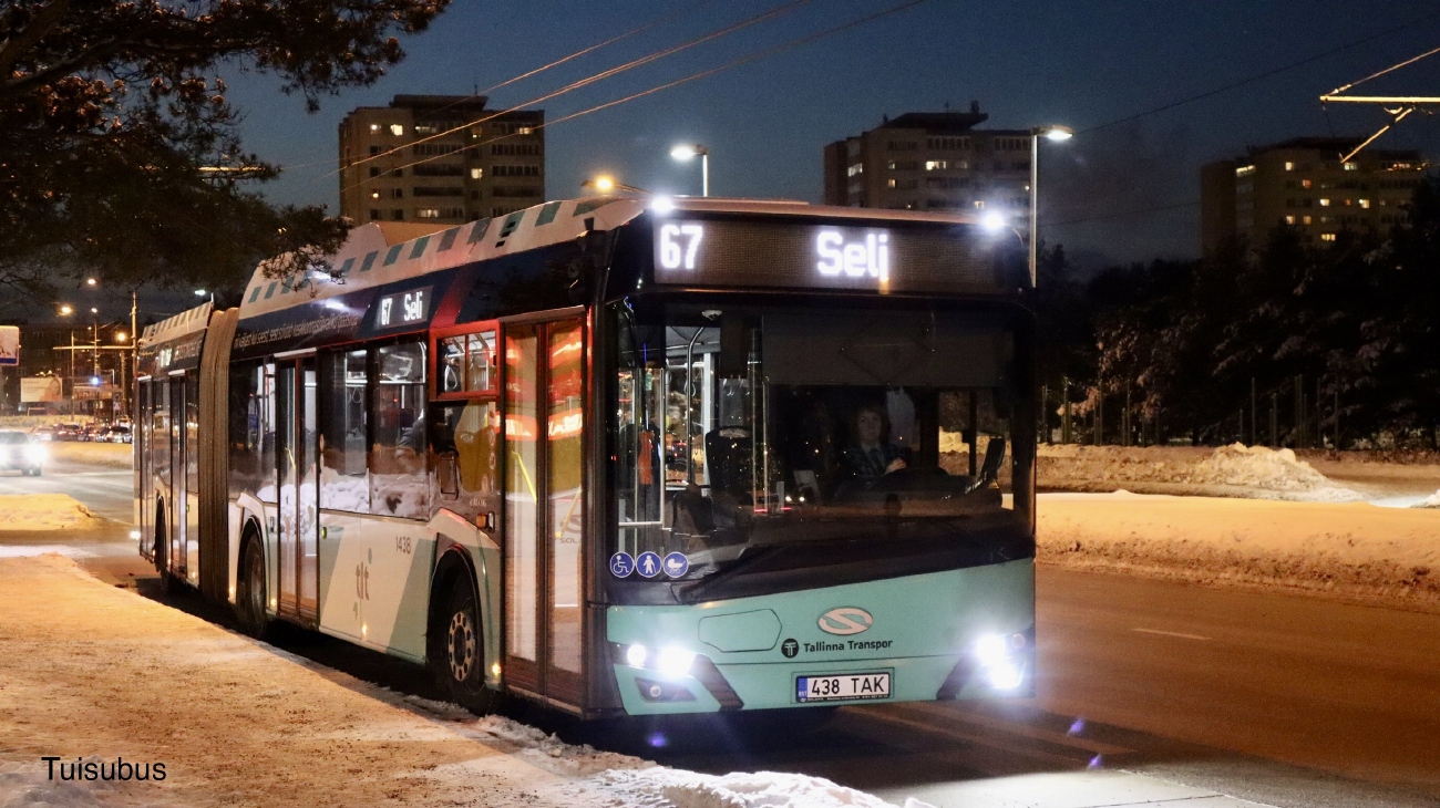 Эстония, Solaris Urbino IV 18 CNG № 1438