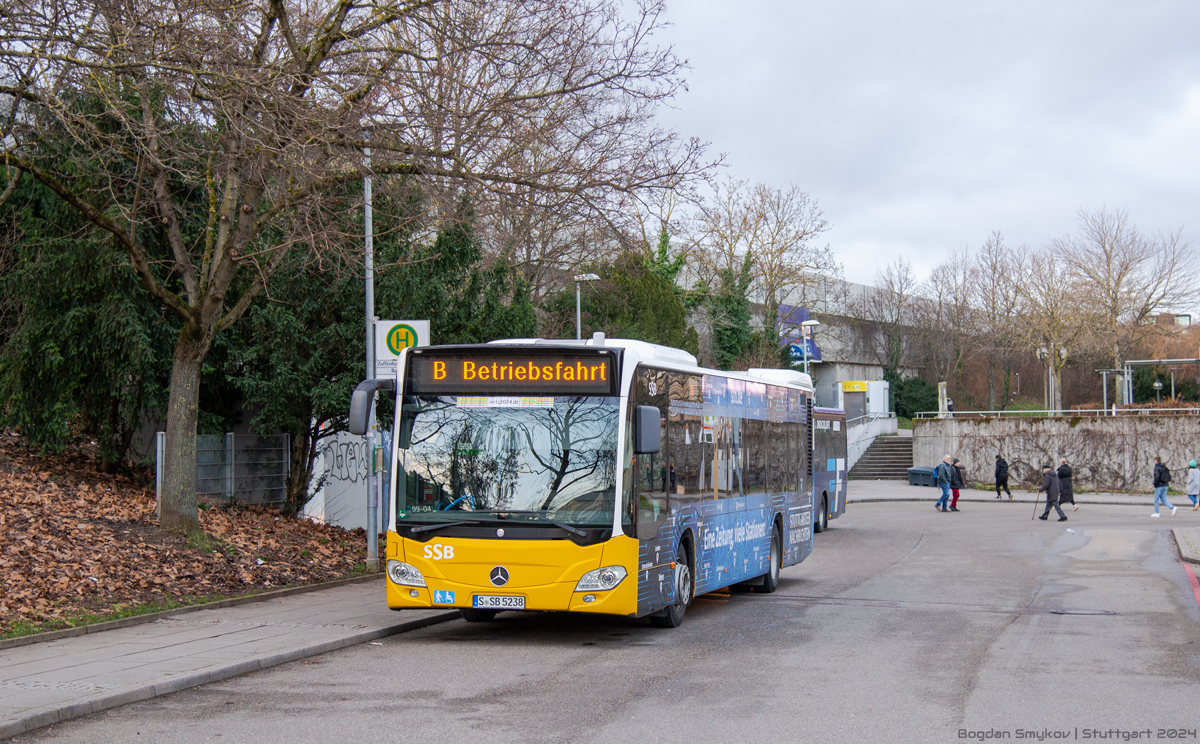Баден-Вюртемберг, Mercedes-Benz Citaro C2 hybrid № 5238