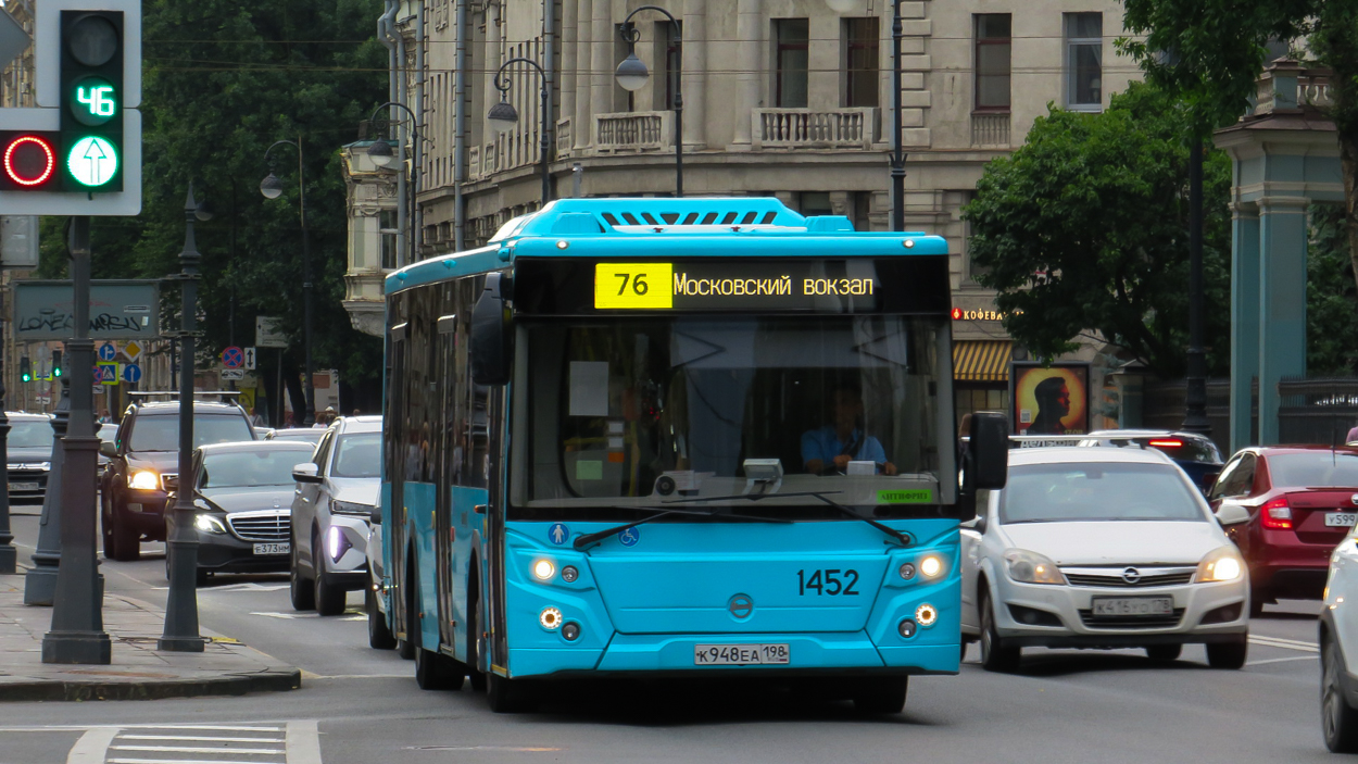 Санкт-Петербург, ЛиАЗ-5292.65 № 1452