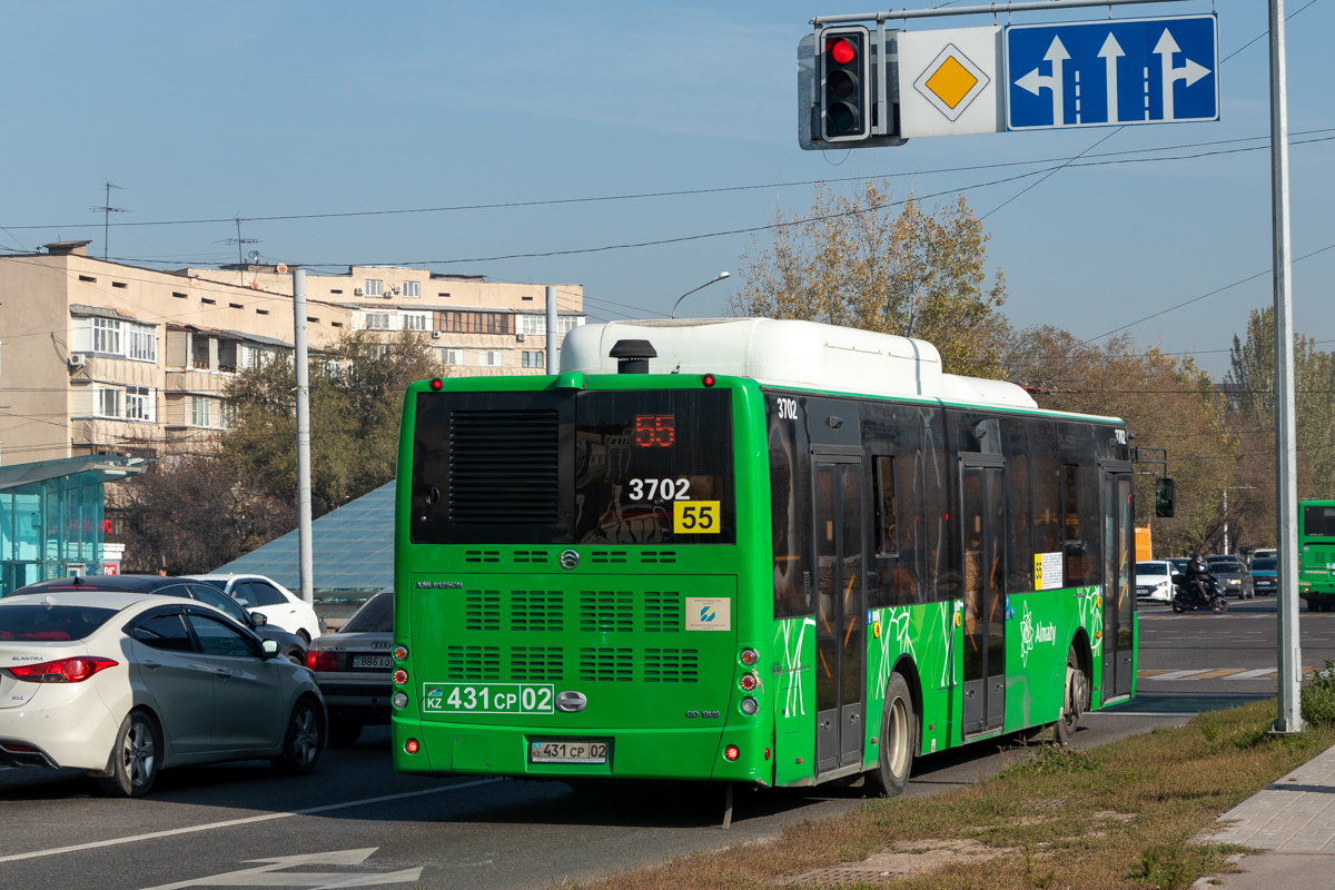 Алматы, Golden Dragon XML6125CN (Hyundai Trans Auto) № 3702