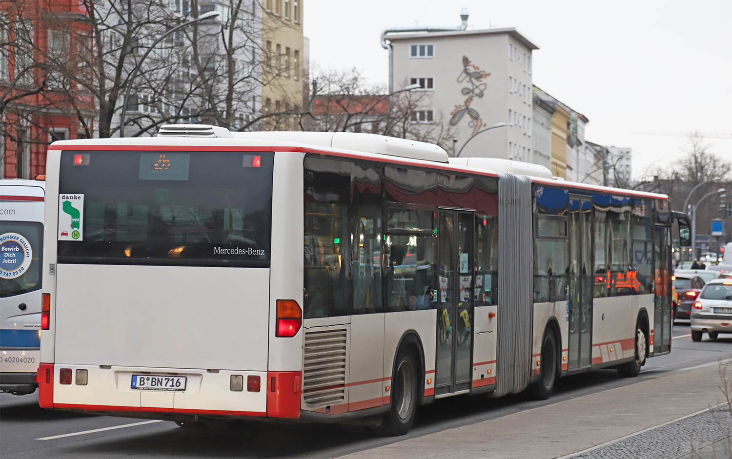 Берлин, Mercedes-Benz O530G Citaro G № B-BN 716; Берлин — SEV · S1 · Südkreuz <> Gesundbrunnen · 05.01.2024 — 16.02.2024